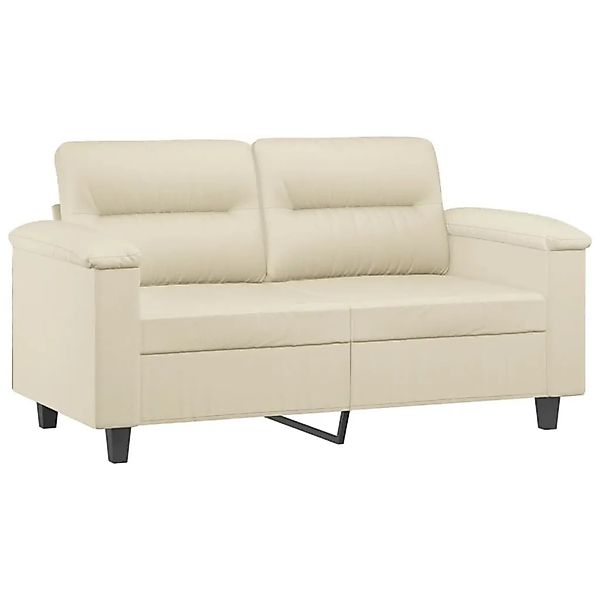 vidaXL 2-Sitzer-Sofa Creme 120 cm Kunstleder 359579 günstig online kaufen