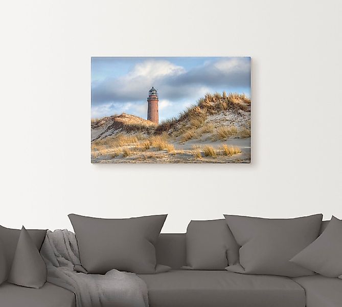 Artland Leinwandbild »Prerow Leuchtturm«, Gebäude, (1 St.), auf Keilrahmen günstig online kaufen