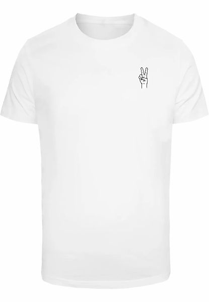 MisterTee T-Shirt "MisterTee Herren Peace Hand Tee", (1 tlg.) günstig online kaufen