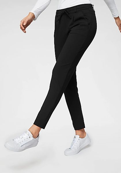Tom Tailor Damen Hose JERSEY LOOSE ANKLE - Relaxed Fit Schwarz Blau Grau günstig online kaufen