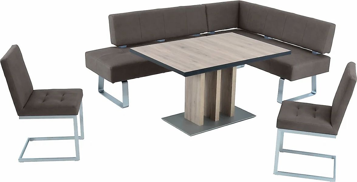 K+W Komfort & Wohnen Eckbankgruppe "Spider II" Set, 4 Stk. tlg. langer Sche günstig online kaufen