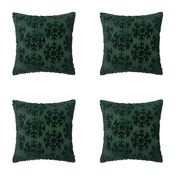 Qelus Kissenbezüge Kissenbezug Weihnachtsbaum Bestickt Zottelig günstig online kaufen