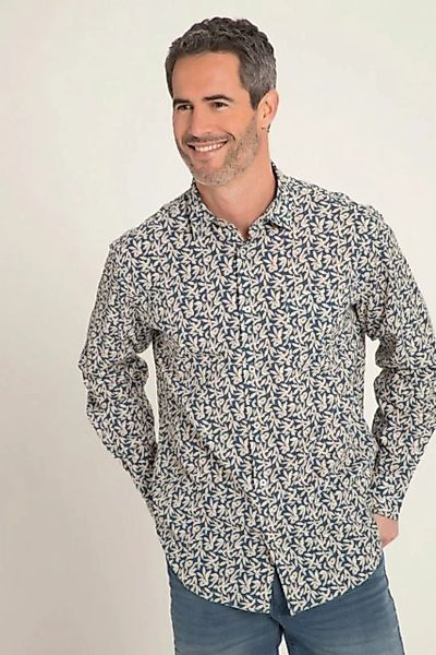 JP1880 Businesshemd Hemd floral Langarm Kent Kragen Modern Fit günstig online kaufen