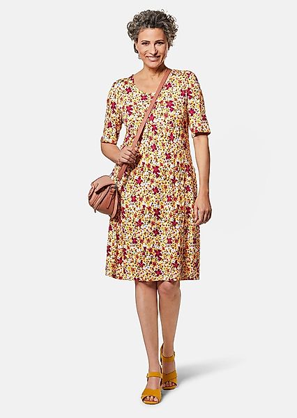GOLDNER Druckkleid Elastisches Jerseykleid mit modischem günstig online kaufen