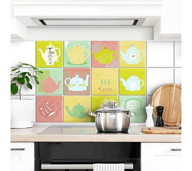 K&L Wall Art Fliesenaufkleber Klebefliese Sticker Set selbstklebend Kaffee günstig online kaufen
