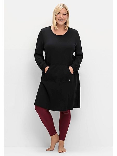 Sheego Sweatkleid Große Größen in leichter günstig online kaufen