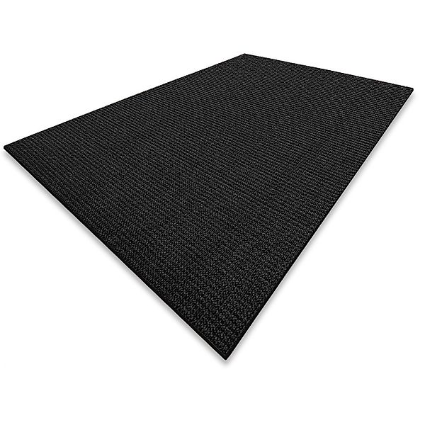 Floordirekt Sisalteppich Sylt Schwarz, Teppich erhältlich günstig online kaufen