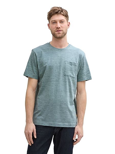 Tom Tailor Herren T-Shirt T-SHIRT WITH POCKET - Regular Fit günstig online kaufen