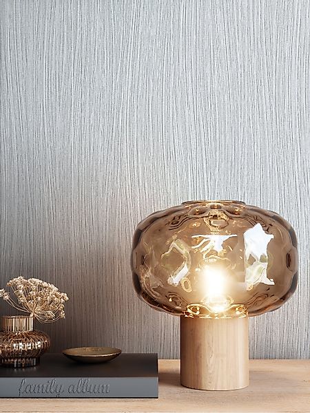 Newroom Vliestapete, Silber Tapete Glamour Glänzend günstig online kaufen
