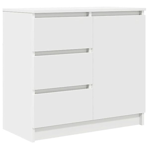 vidaXL Sideboard Sideboard mit Schublade Weiß günstig online kaufen
