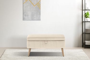 INOSIGN Truhenbank "AMIRA Sitzbank mit Stauraum, Maße B/T/H: 81/36/43 cm" m günstig online kaufen