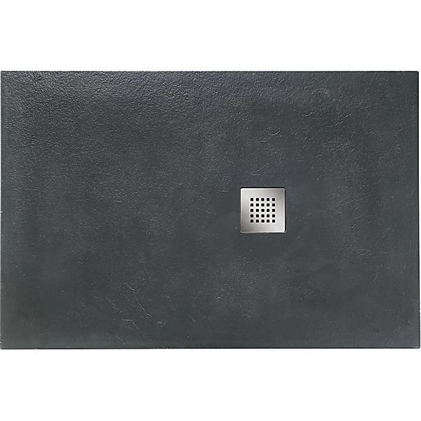 Ottofond Duschwanne Strato 100 cm x 90 cm x 2,4 cm Anthrazit günstig online kaufen
