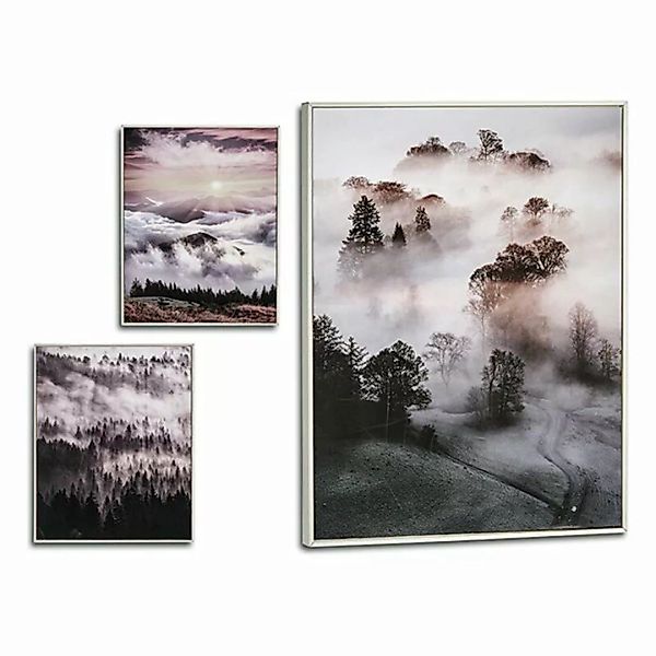 Bild Landschaft Mit Rahmen Weiß Spanplatte (41,2 X 2 X 51,2 Cm) günstig online kaufen