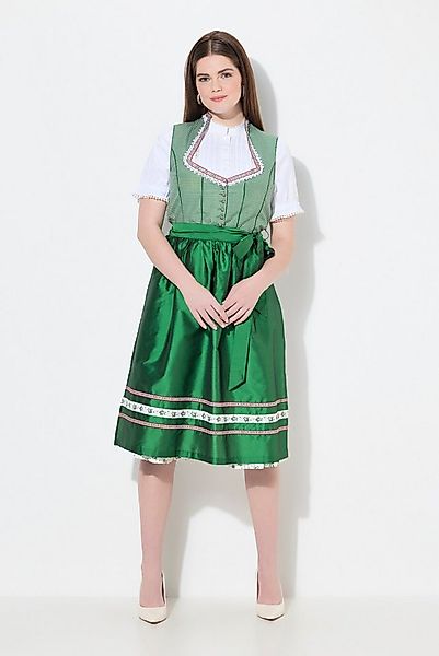 Ulla Popken Dirndl Dirndl Schnürung Herzausschnitt ärmellos günstig online kaufen