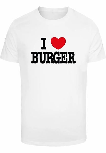MisterTee T-Shirt "MisterTee Love Burger Tee" 1 Stk. tlg. günstig online kaufen