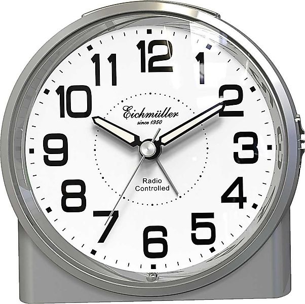 Eichmüller Funkwecker 9890-01 – Präziser silberfarbener günstig online kaufen