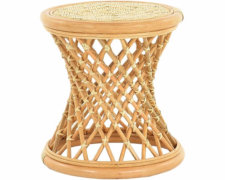 Krines Home Fußhocker Rattan Hocker Sitzhocker günstig online kaufen