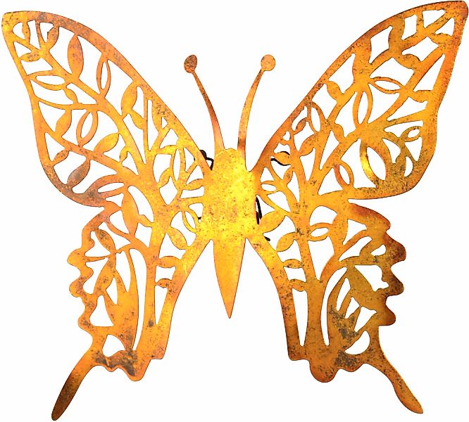 pajoma Wanddekoobjekt "Wanddekoration" Großer Schmetterling in gold günstig online kaufen