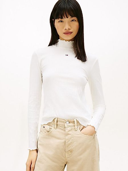Tommy Jeans Langarmshirt TJW SLIM RIB LETTUCE EDGE LS (Packung, 3-tlg) in g günstig online kaufen