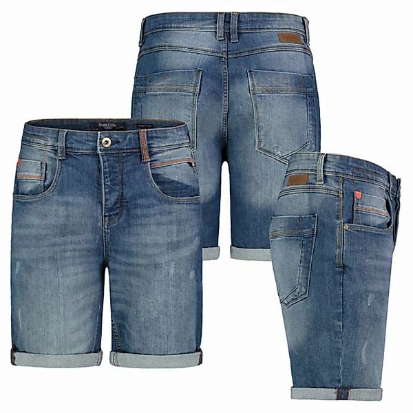 SUBLEVEL Bermudas Herren Jeans Short Freizeit Bermuda kurze Hose Jeans Deni günstig online kaufen