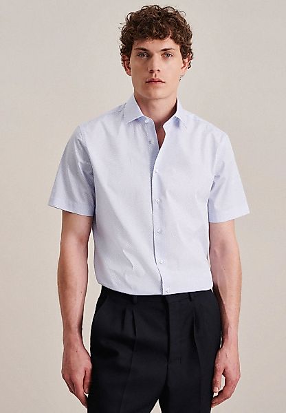 seidensticker Businesshemd "Shaped" Shaped 1/2 Kentkragen Druck günstig online kaufen