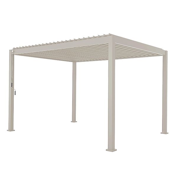 Mirador Pergola 111 Deluxe 3 m x 4 m Hellgrau günstig online kaufen