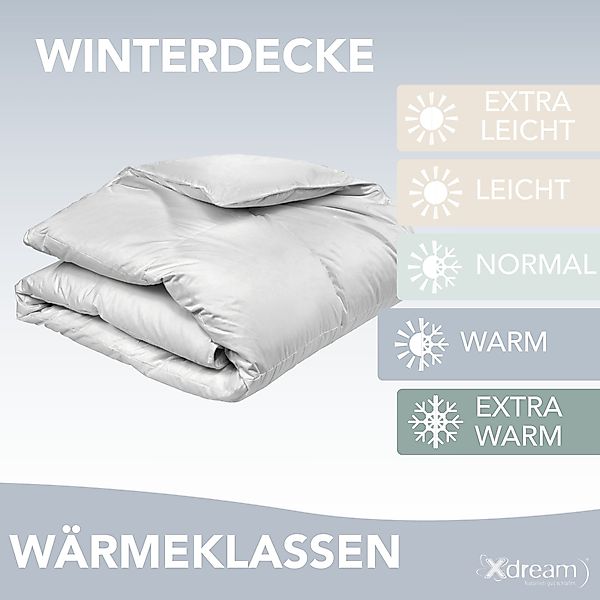 XDREAM Daunenbettdecke Nature Daunendecke, 135x200 cm günstig online kaufen