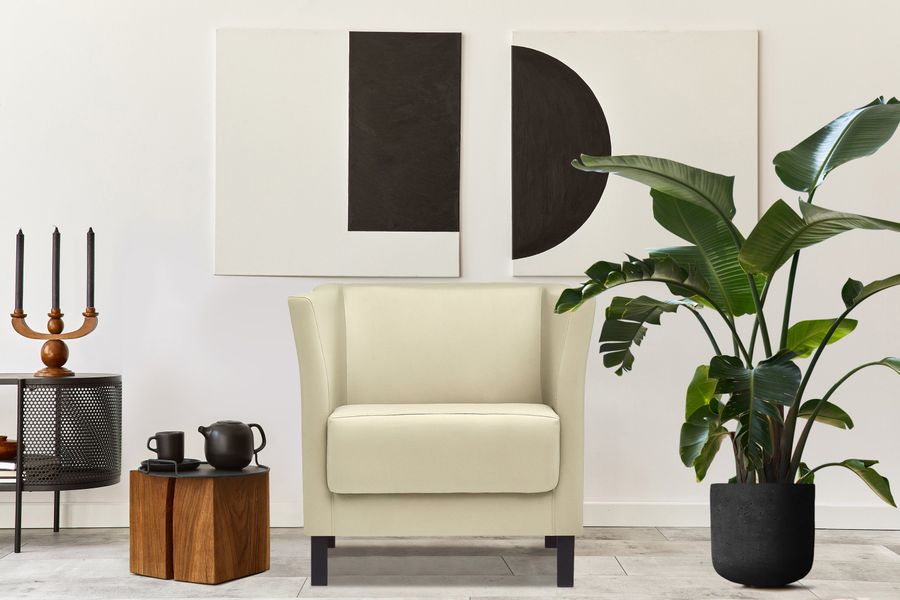 KONSIMO® Sessel ESPECTO Sessel, hohe Massivholzbeine günstig online kaufen