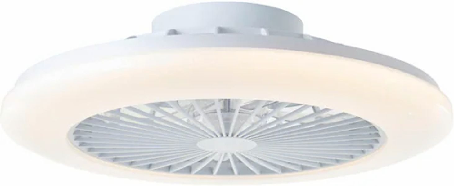 Brilliant LED Deckenleuchte »Salerno«, LED Leuchte, Ventilator, digitales R günstig online kaufen