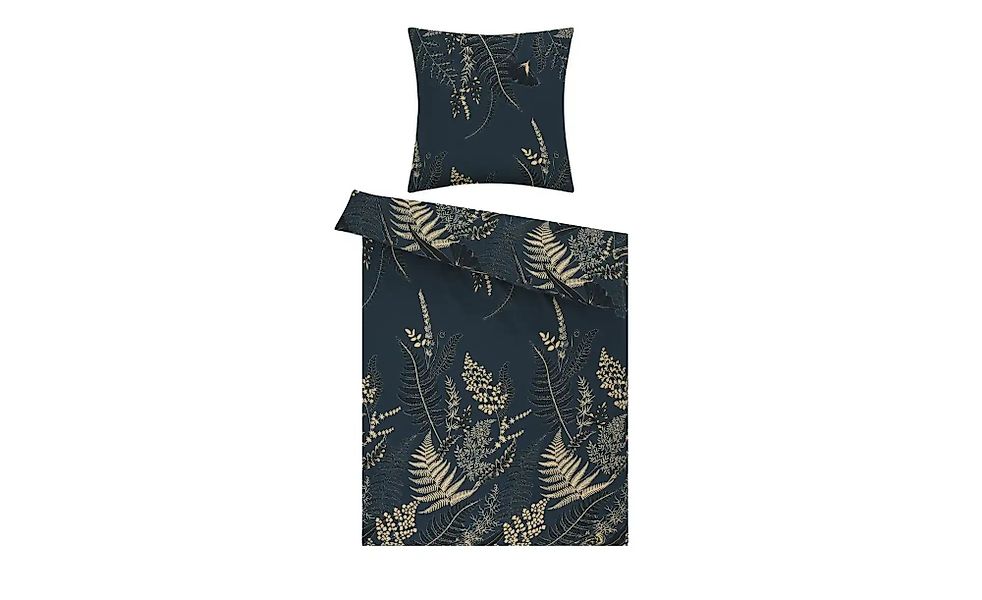 como Biber Bettwäsche  Autumn Fern ¦ blau ¦ Maße (cm): B: 135 Bettwaren > B günstig online kaufen