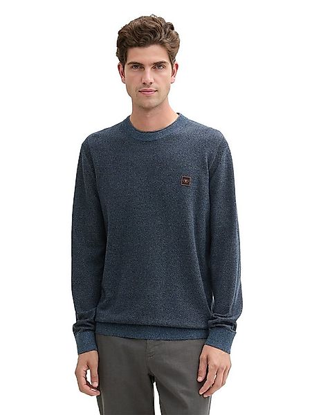 TOM TAILOR Strickpullover mit Logostickerei günstig online kaufen