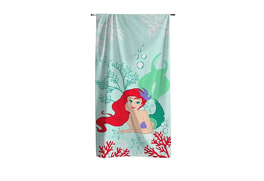 MTOnlinehandel Badetuch Arielle Meerjungfrau 70x140 cm, 100% Baumwolle (1-S günstig online kaufen
