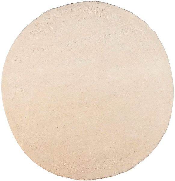 THEKO Wollteppich "Maloronga Uni" rund 24 mm Höhe echter Berber Teppich, re günstig online kaufen