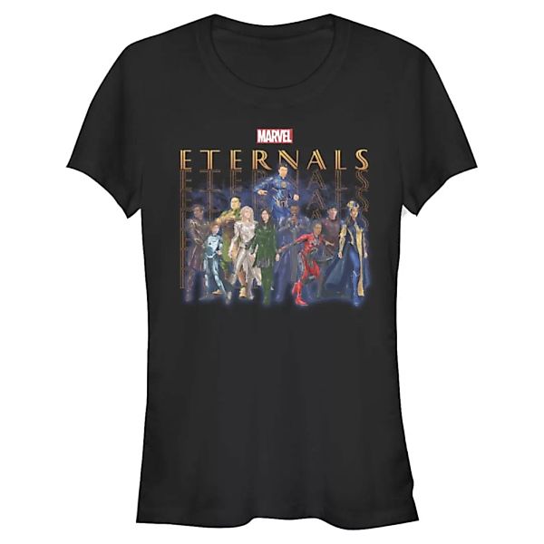 Marvel - Les Éternels - Gruppe Eternals Group Repeating - Frauen T-Shirt günstig online kaufen