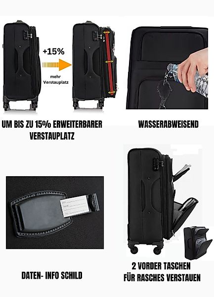 Cheffinger Kofferset - Hochwertiges 3er Kofferset günstig online kaufen