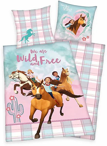 Kinderbettwäsche »Spirit«, mit tollem Spirit-Motiv günstig online kaufen