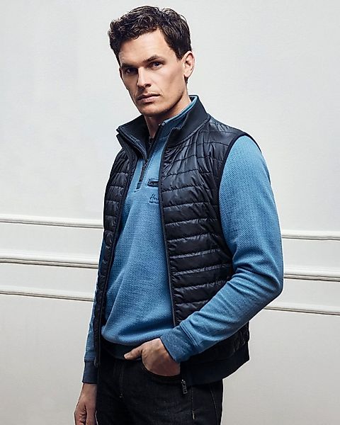 Hajo Sweatshirt Sweatshirt in Zick Zack-Struktur allover - stay fresh-Quali günstig online kaufen