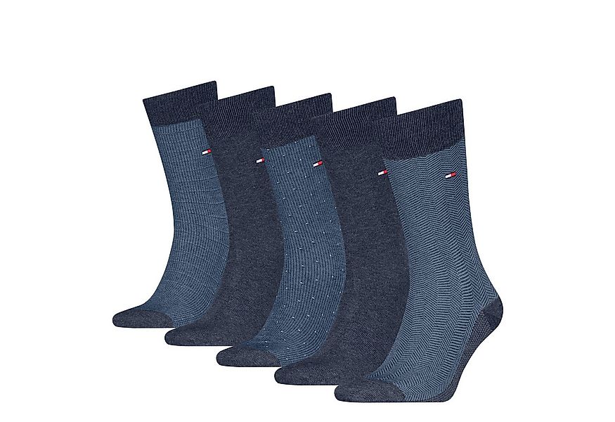 Tommy Hilfiger Socken TH MEN SOCK 5P GIFTBOX HERRINGBONE DOT (5er Pack) günstig online kaufen