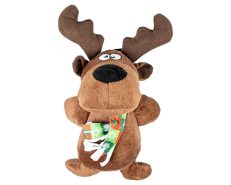 DUVO+ Tierkuscheltier Hundespielzeug Xmas Plüsch Rentier braun günstig online kaufen
