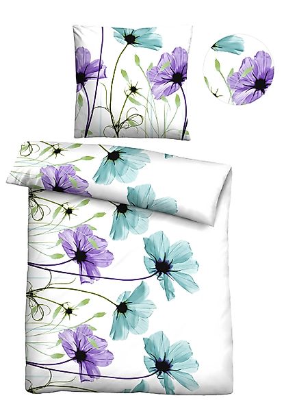 Castell - Markenbettwäsche Bettwäsche "0260982" 2 Stk. tlg. absolut bügelfr günstig online kaufen