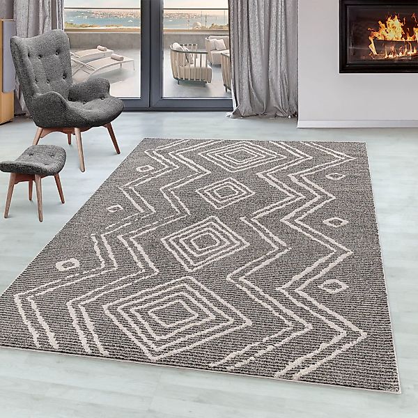 Ayyildiz Teppiche Teppich "TAZNAXT 5104" rechteckig 11 mm Höhe Pflegeleicht günstig online kaufen