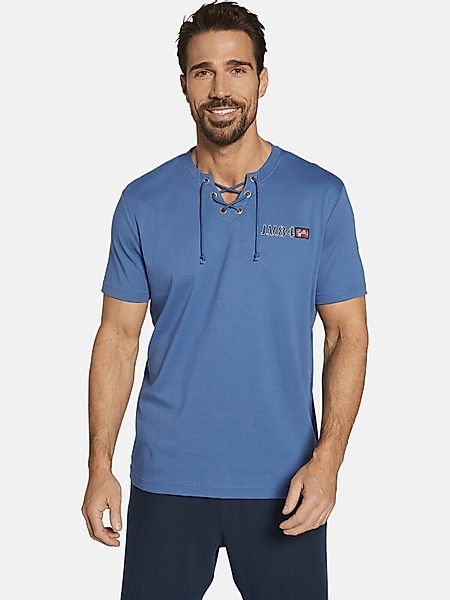 Jan Vanderstorm T-Shirt MAYKO mit Schnürung günstig online kaufen