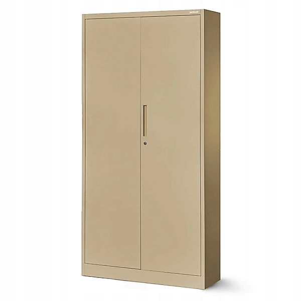 Jan Nowak Metallschrank Aktenschrank 90x185x40 cm mit Zylinderschloss und 4 günstig online kaufen