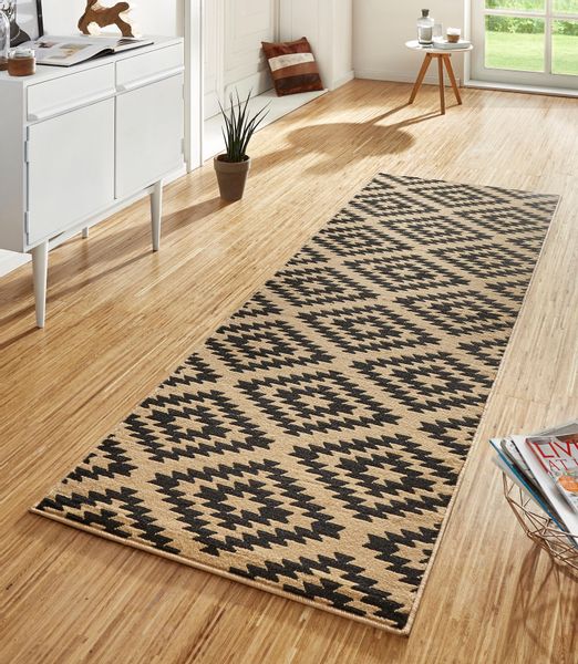 HANSE Home Läufer "Nordic" rechteckig 9 mm Höhe Kurzflor, Raute, Teppich, W günstig online kaufen