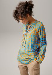 Aniston CASUAL Schlupfbluse mit interessanten Alloverdruck günstig online kaufen