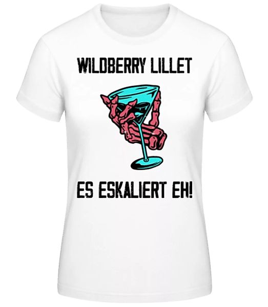 Wildberry Lillet es eskaltiert eh · Frauen Basic T-Shirt günstig online kaufen