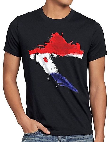 style3 T-Shirt Flagge Kroatien Fußball Sport Croatia WM EM Fahne günstig online kaufen