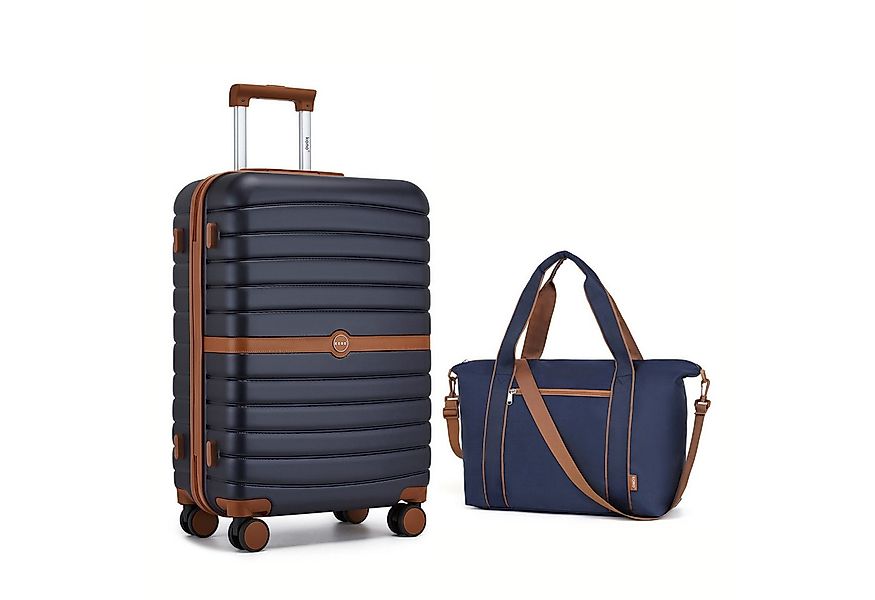 KONO Kofferset Hartschalenkoffer (55/66,5/76,5 cm Hoch)+Kabinentasche (44,5 günstig online kaufen