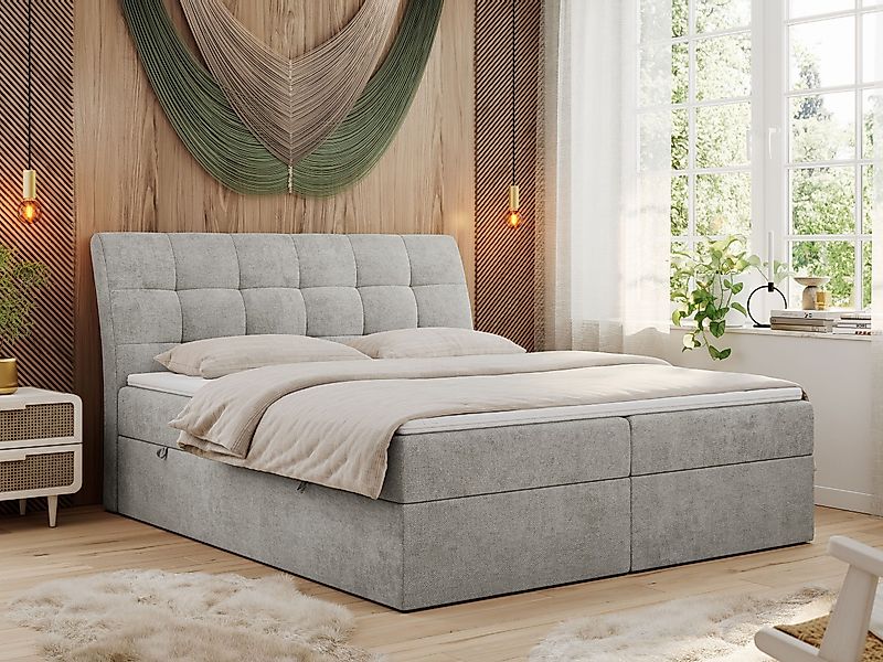 MKS MÖBEL Boxspringbett DIEGOS (Set, Topper günstig online kaufen