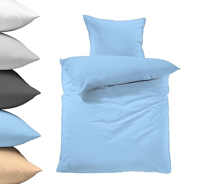 Lavea Bettwäsche Jasmin, Set aus 1x 80x80cm Kissenbezug & 1x 135x200cm Bett günstig online kaufen